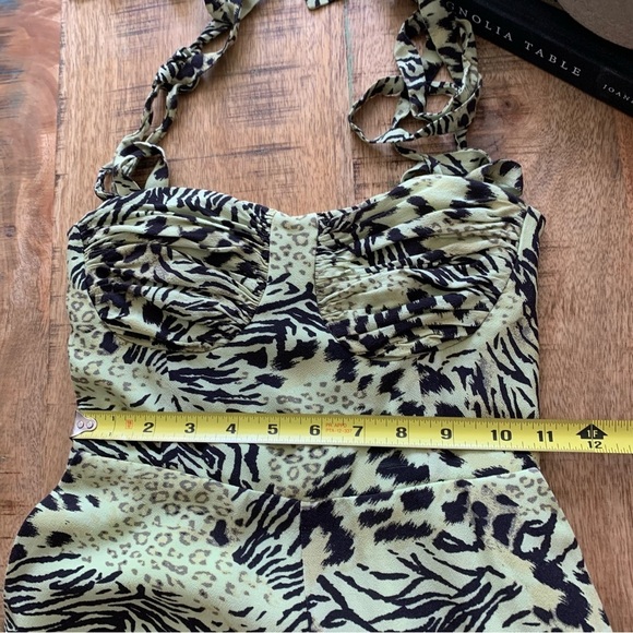Fame & Partners Suraya Safari Citrus Jumpsuit Size 0 - Picture 10 of 16